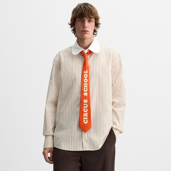 Zara x Harry Lambert mens striped button down. Never worn. Size Small - Picture 2 of 10